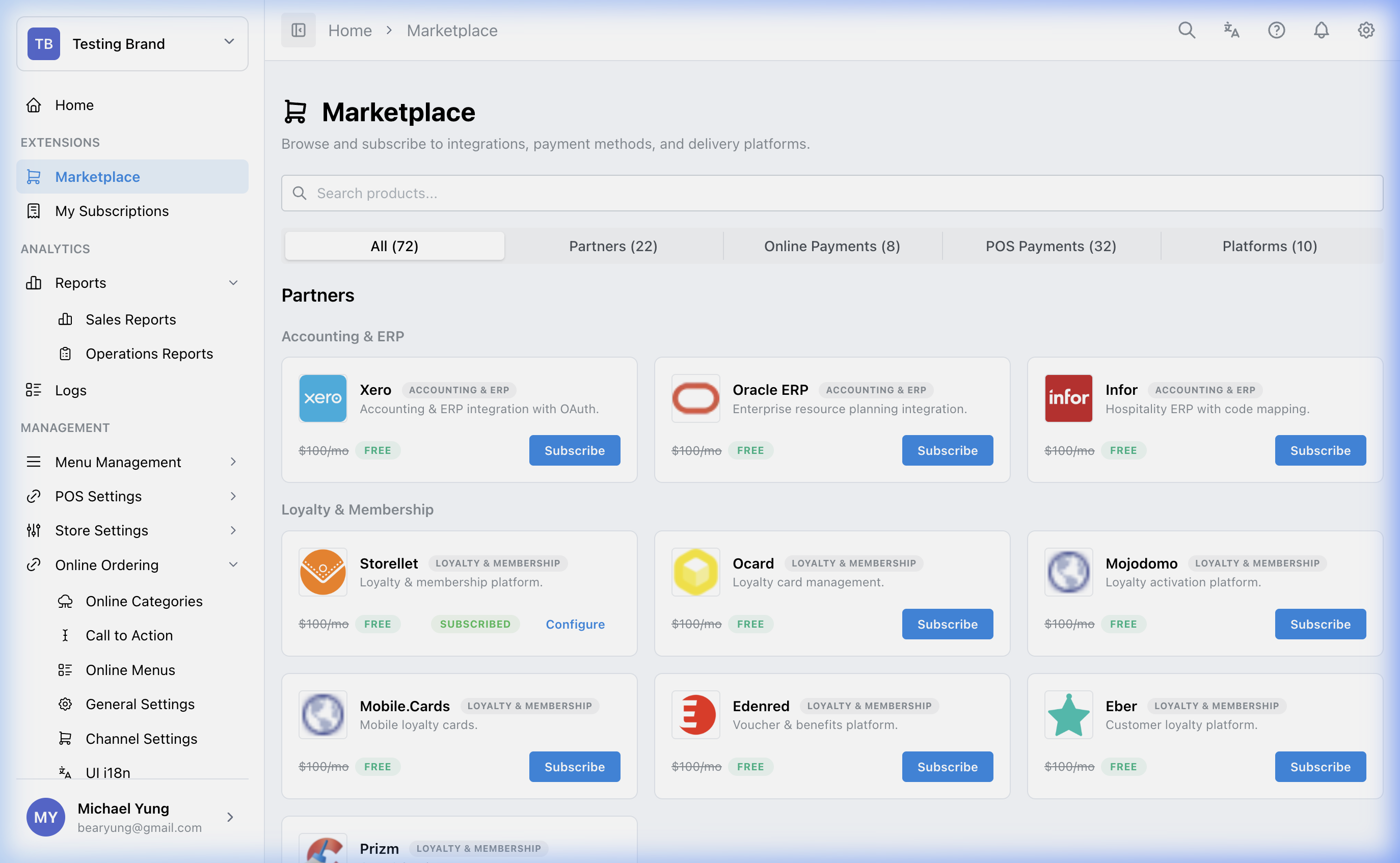 Marketplace Catalog